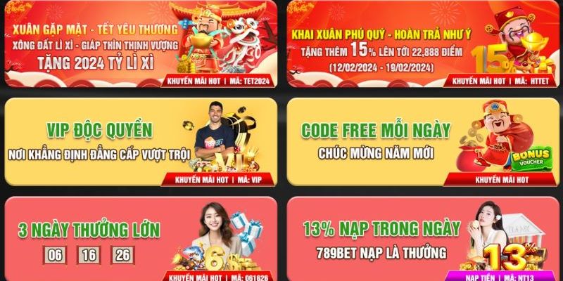 Khuyến mãi 789Bet tặng 68K Khuyến mãi 789Bet tặng 68K