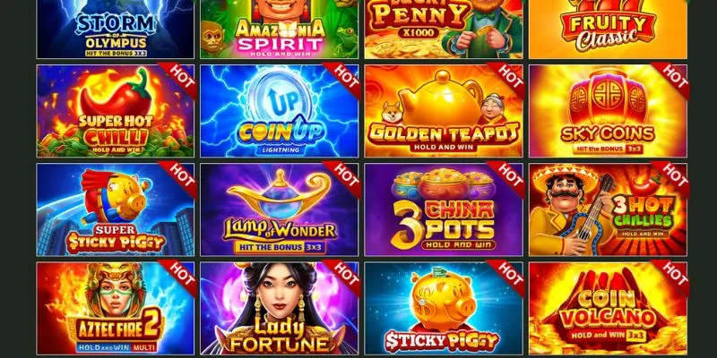 Các tựa game slot mobie cực hot 2025