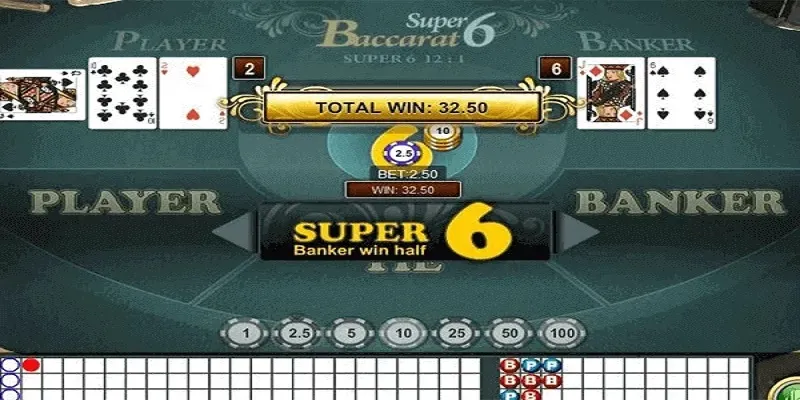 Áp dụng mẹo chơi Baccarat Super Six trong phiên bản mới