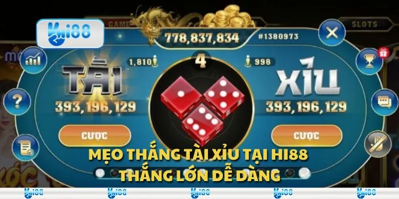 Mẹo thắng tài xỉu tại Hi88 – Thắng lớn dễ dàng