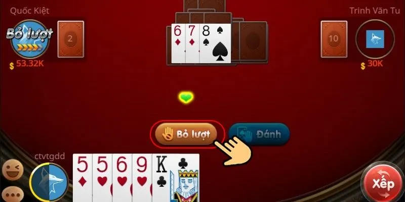 Thủ thuật chơi bài tiến lên để không bị chặt heo