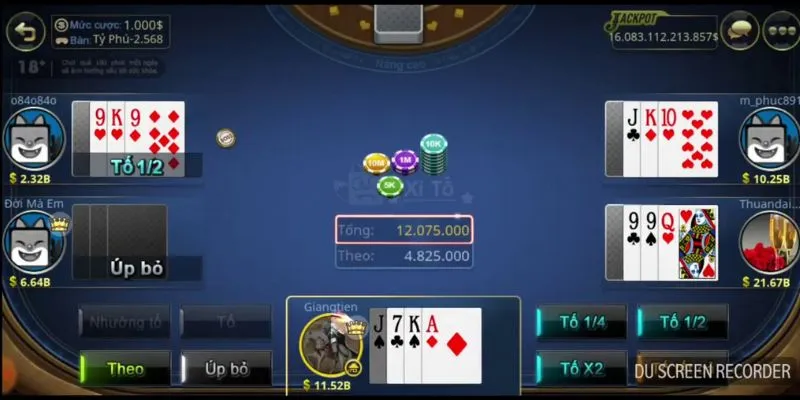 Mẹo chơi xì tố hiệu quả để nâng trình nhanh chóng